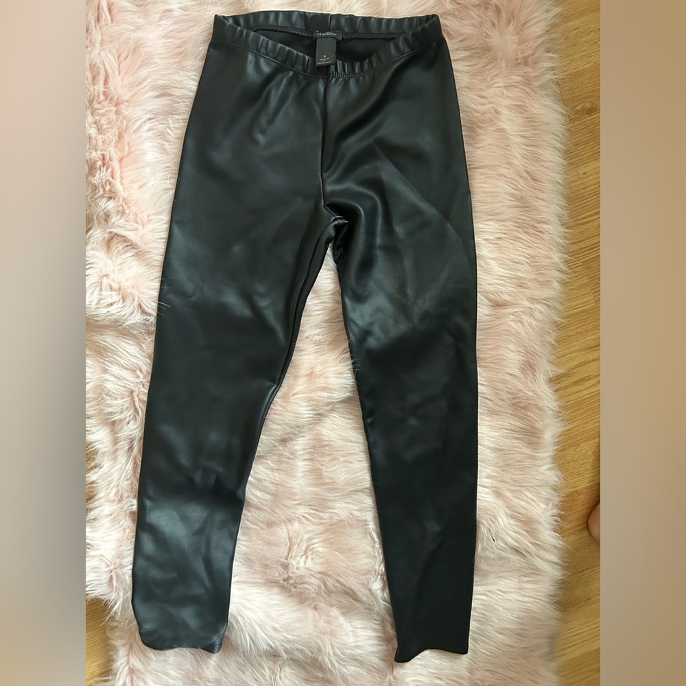 Ann Taylor faux leather leggings